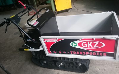 Motocariola GKZ portata 300Kg,ribaltamento cassone manuale.