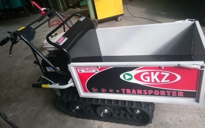 Motocariola GKZ portata 300Kg,ribaltamento cassone manuale.